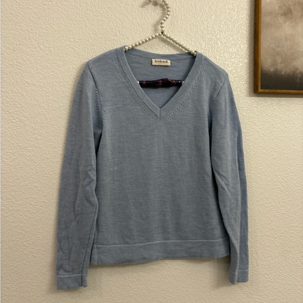KETTLEWELL 100% MERINO WOOL CREW NECK SWEATER